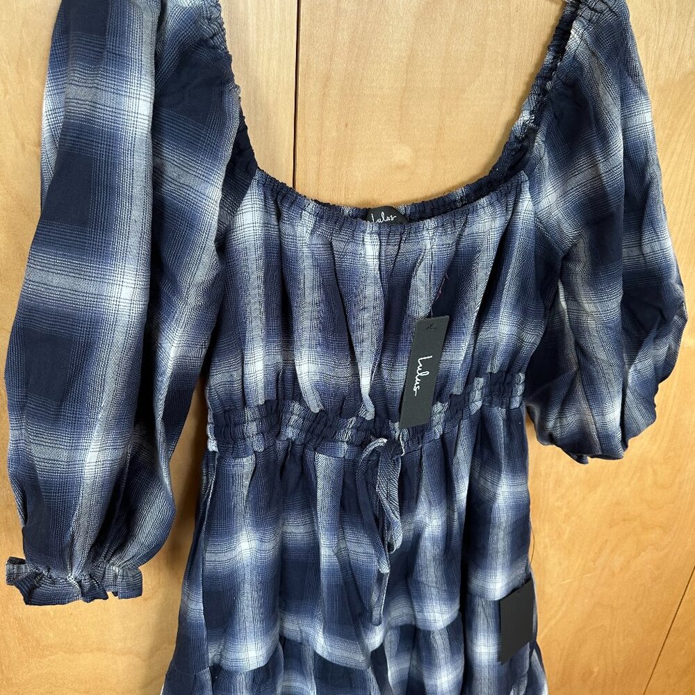 Plaid Hollister long sleeve dress